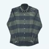 【SARTSH】100% cotton plaid long-sleeved shirt