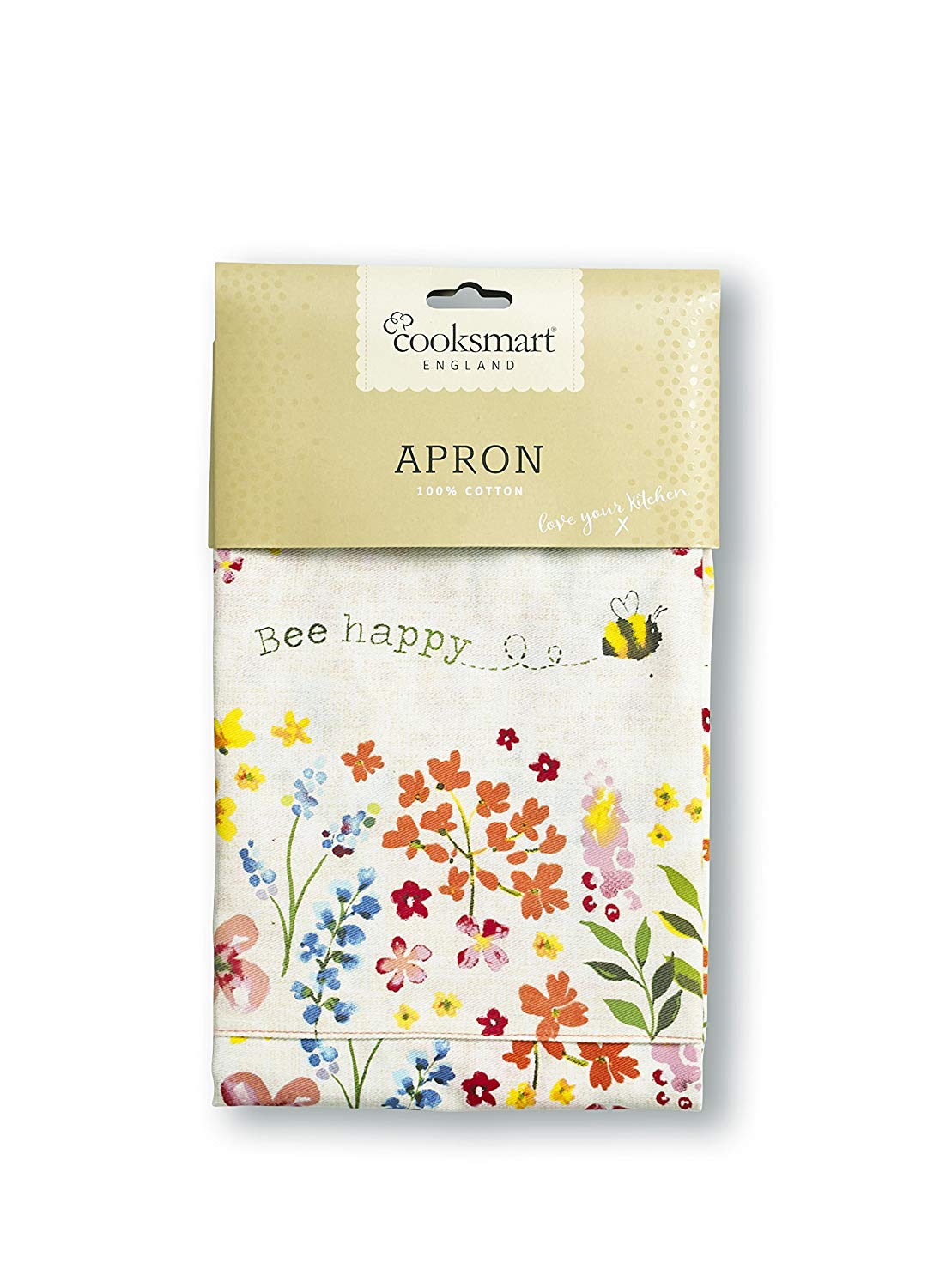 【SARBP】Bee print apron  100% cotton