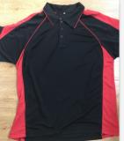 【SARBRPS】Black red polo shirt