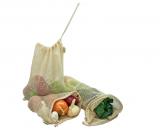 【SARSER】Simple Ecology Reusable Organic Cotton Mesh  Shopping Produce Bags